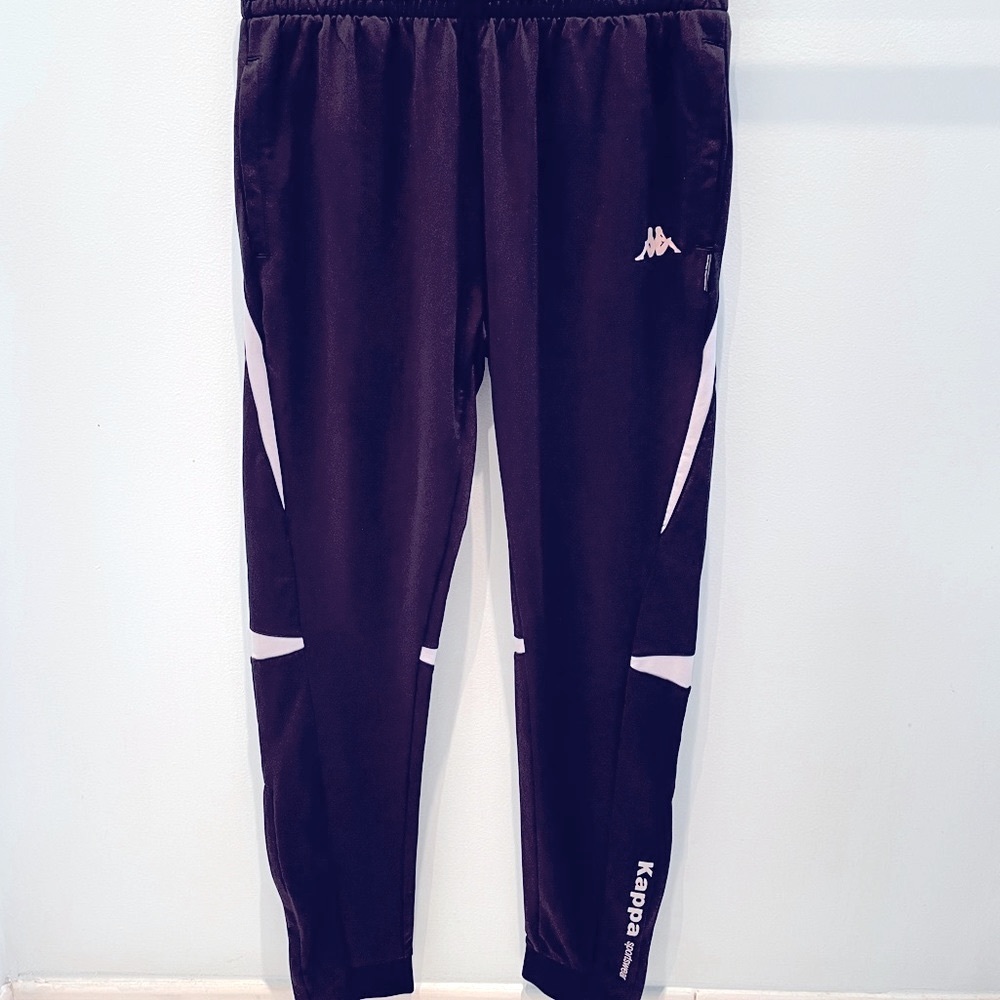Kappa slim fit jogging pants w/ white trim